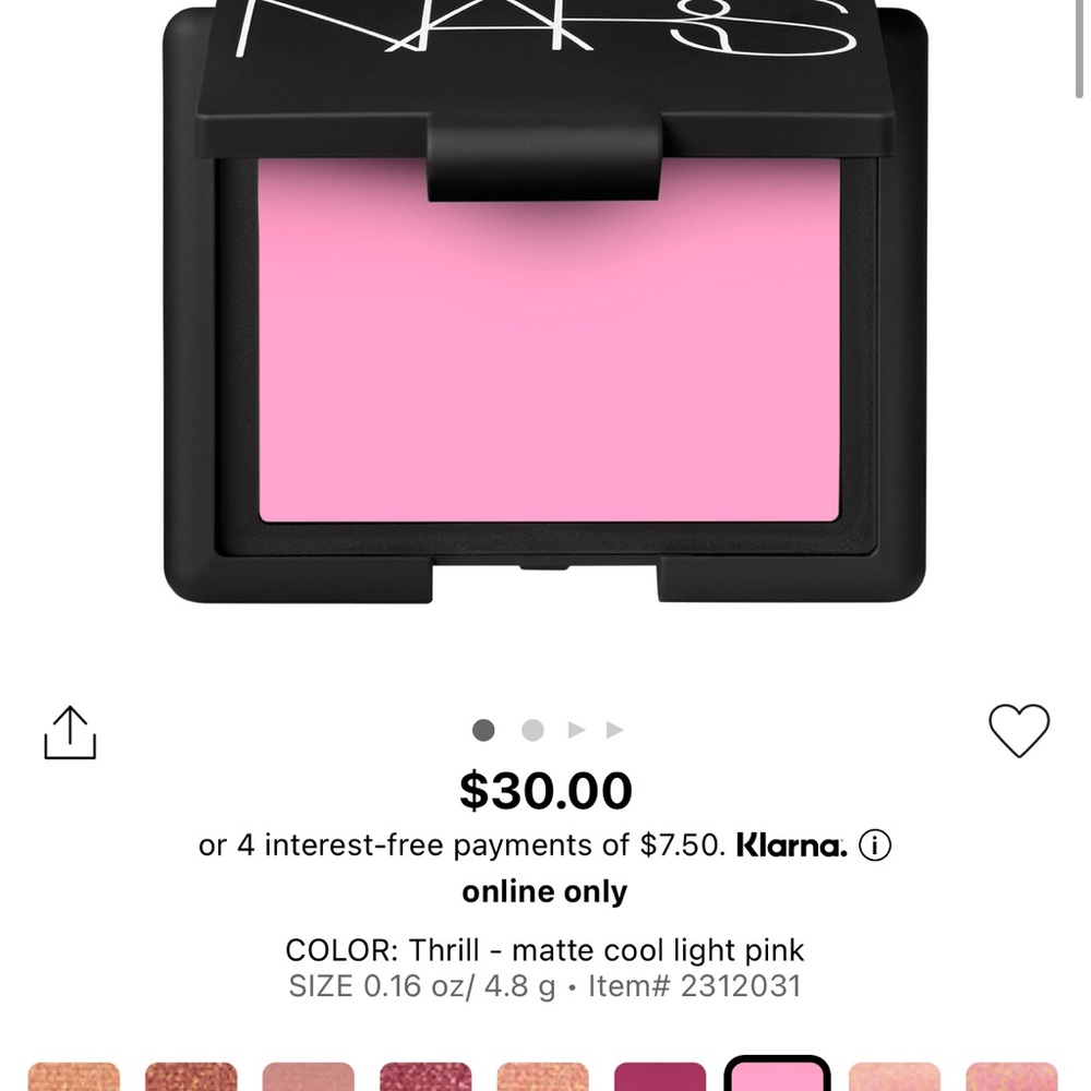 Nars blush
